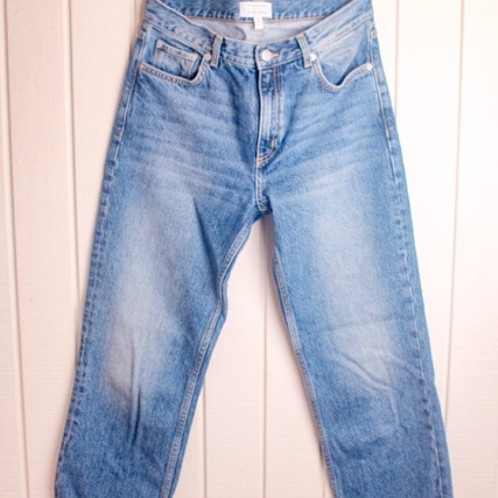 & Other Stories Straight Leg Raw Hem Jeans